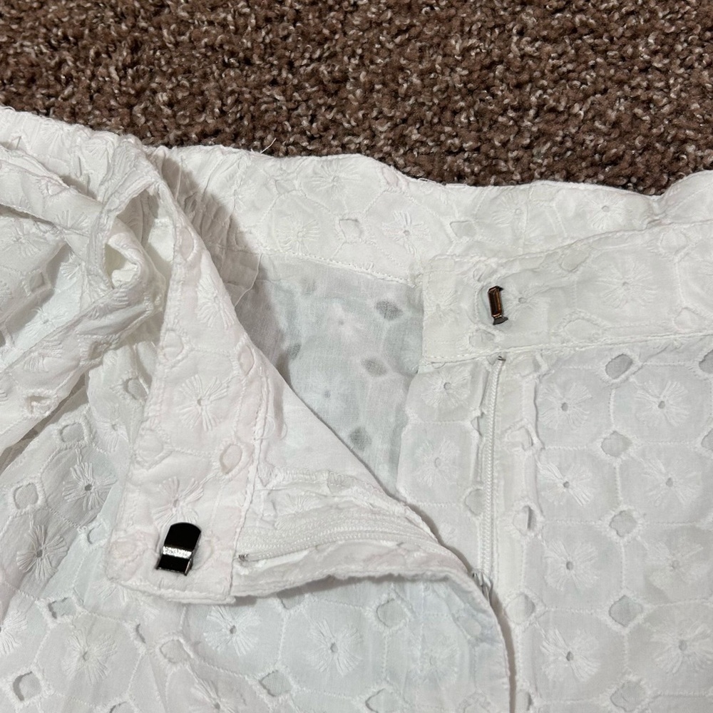 Nordstrom White High Waist Shorts - Picture 5 of 8